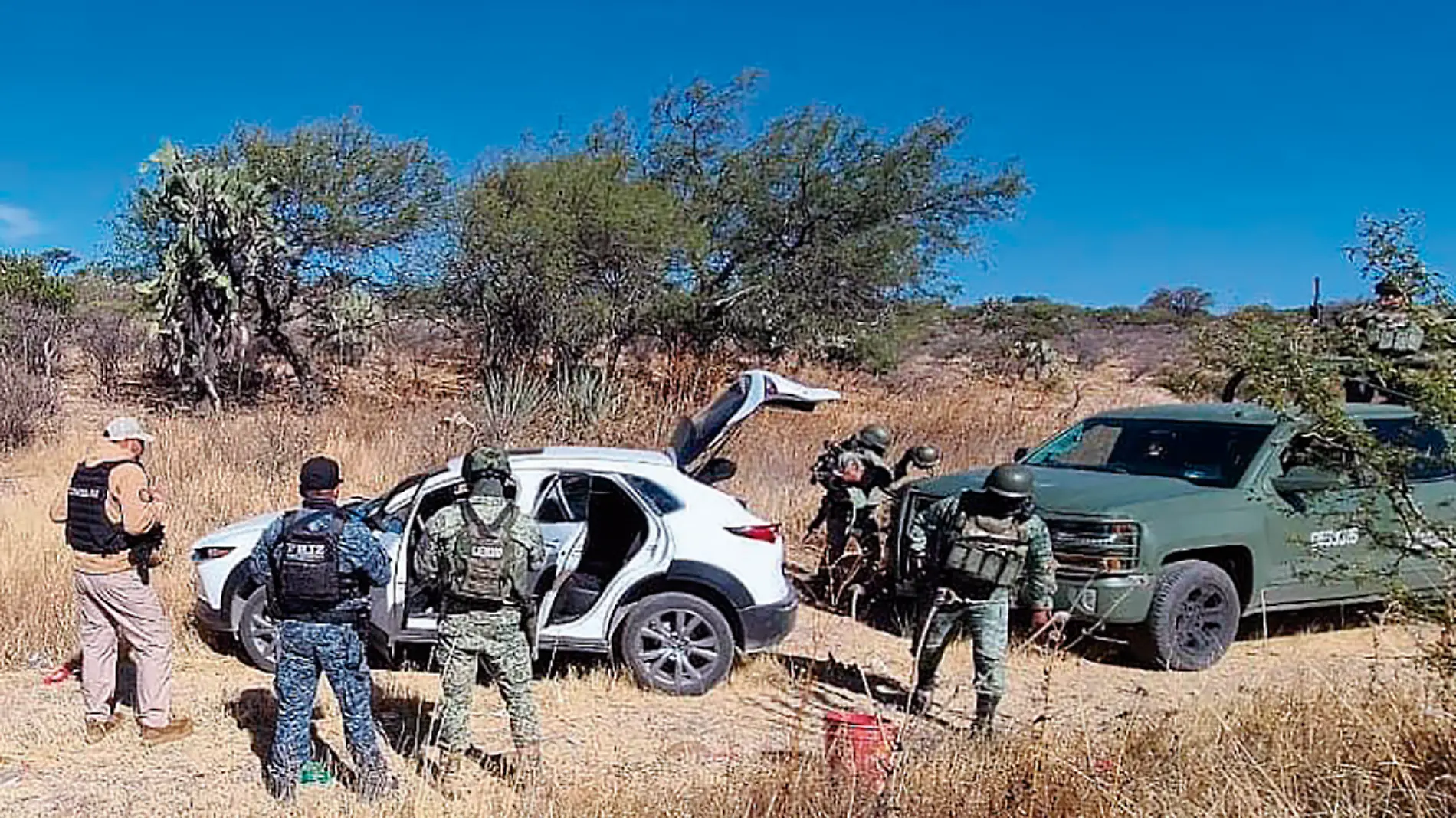 Vehículo asegurado en Villanueva, Zacatecas